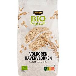 Foto van Jumbo biologisch volkoren havervlokken 500 g