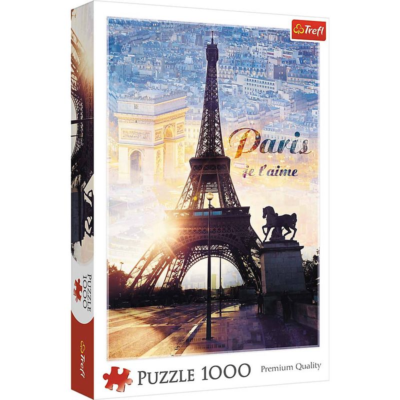 Foto van Massamarkt puzzel parijs bij zonsopgang 1000 pcs