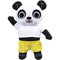 Foto van Bing knuffelpanda pando junior 30 cm pluche zwart/wit/geel