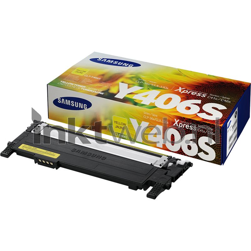 Foto van Samsung clt-y406s geel toner