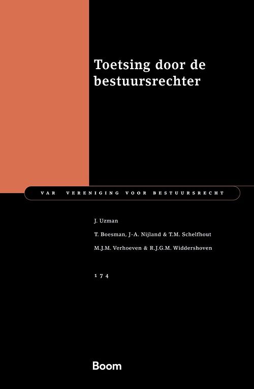 Foto van Toetsing door de bestuursrechter - tim boesman, jo-anne nijland, theo schelfhout, maartje verhoeven, rob widdershoven, jerfi uzman - ebook