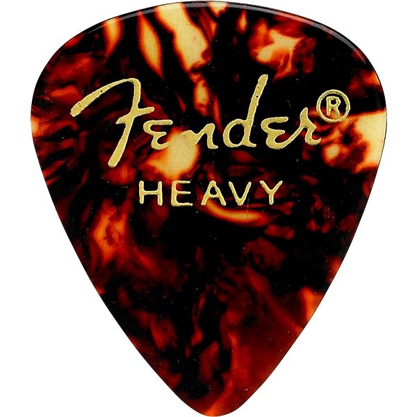 Foto van Fender 351 tortoise shell heavy (set van 12 plectrums)