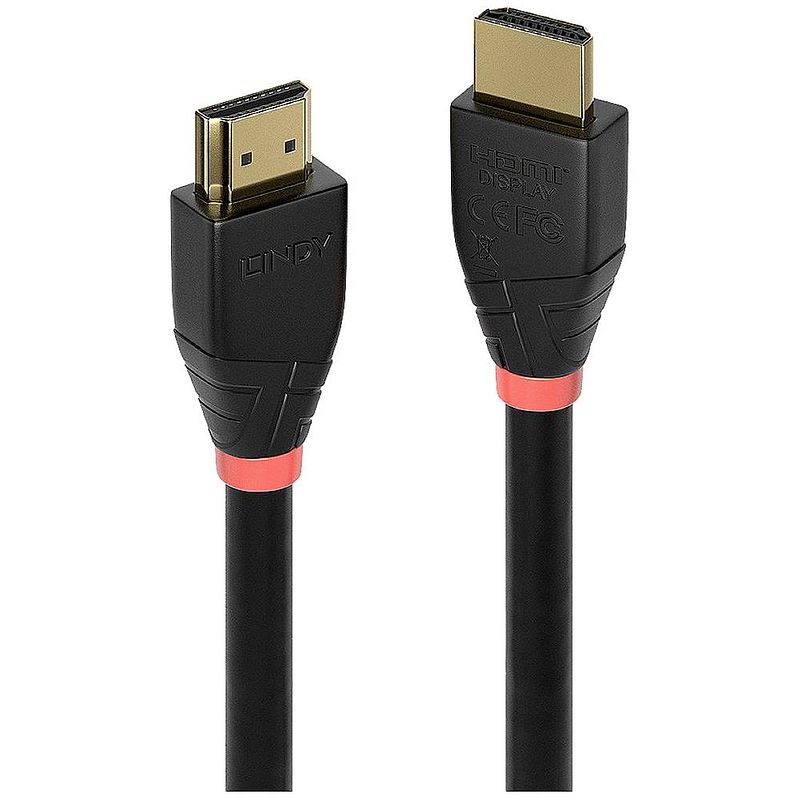 Foto van Lindy aansluitkabel hdmi-a stekker, hdmi-a stekker 30 m zwart 41075 hdmi-kabel