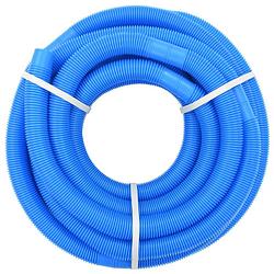 Foto van The living store zwembadslang ldpe - 15 m - 38 mm - blauw