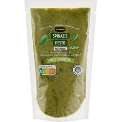 Foto van Jumbo spinazie pesto pastasaus 250g