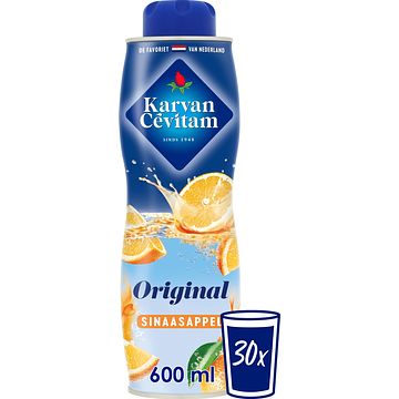 Foto van 2 voor € 5,99 | karvan cevitam sinaasappel original siroop, 600ml aanbieding bij jumbo