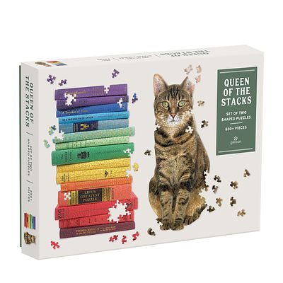 Foto van Queen of the stacks 2-in-1 puzzle set - puzzel;puzzel (9780735360136)