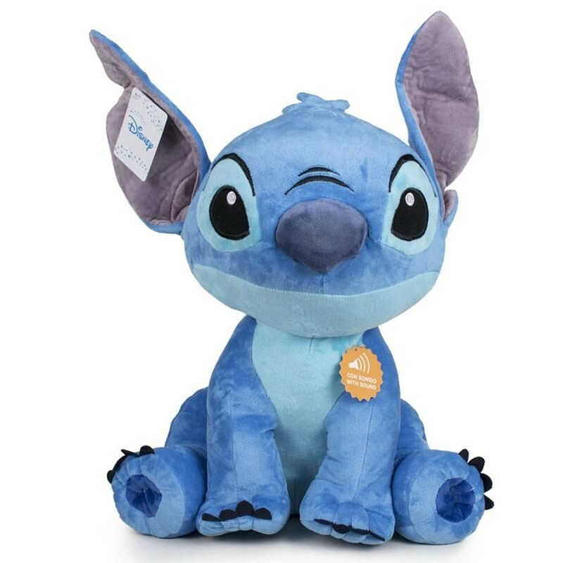 Foto van Stitch pluchen knuffel met geluid - 60 cm