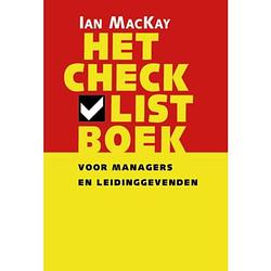 Foto van Het checklistboek voor managers en leidinggevenden