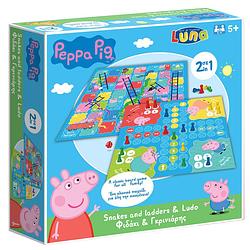 Foto van Luna luna bordspel peppa pig 21,5 cm karton 2 stuks