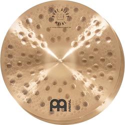 Foto van Meinl pure alloy extra hammered hi-hat 15 inch hi-hat bekken