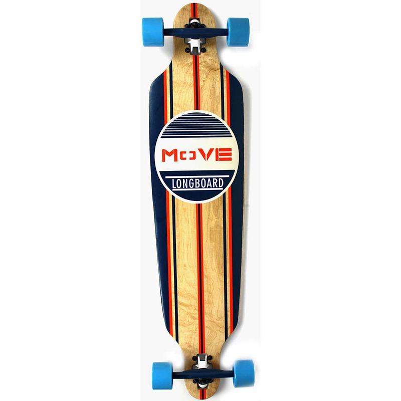 Foto van Longboard - 104 cm - klassiek blauw