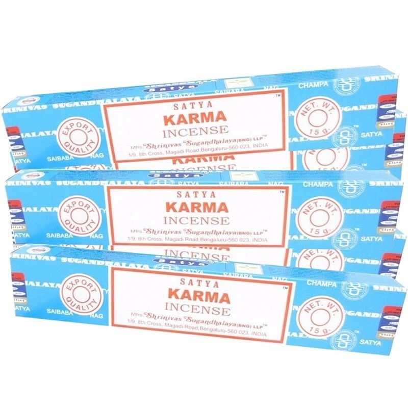 Foto van 60 wierook stokjes nag champa karma - wierookstokjes