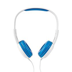 Foto van Nedis bedrade on-ear koptelefoon - blauw - 1.20 m