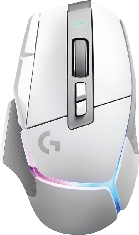 Foto van Logitech g502 x plus lightspeed draadloze gaming muis wit