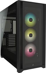 Foto van Corsair icue 5000x rgb tempered glass mid-tower atx case