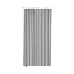 Foto van Marbeaux douchegordijn - anti schimmel - met ringen - grijs - 180x200 cm - polyester