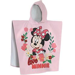 Foto van Disney minnie mouse poncho cute - 60 x 120 cm - katoen