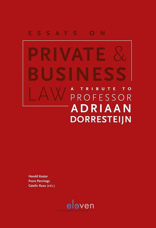 Foto van Essays on private & business law - ebook (9789462748101)