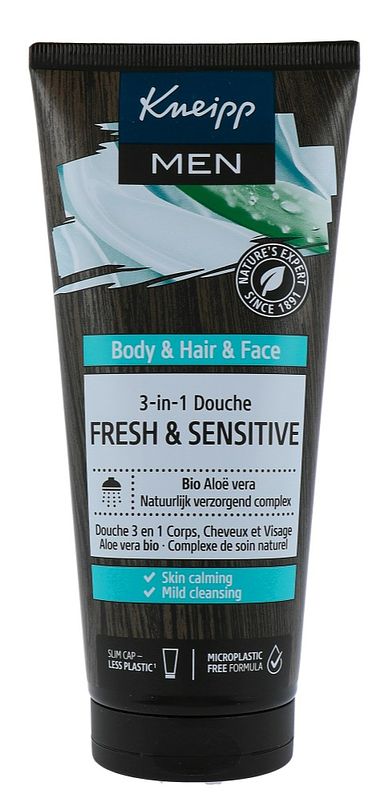 Foto van Kneipp men douche 3-in-1 fresh & sensitive