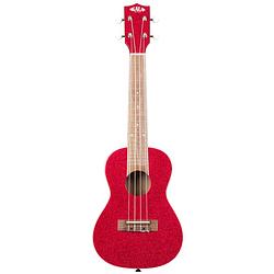 Foto van Kala ka-sprk-red sparkle series ritsy red concert ukelele met gigbag