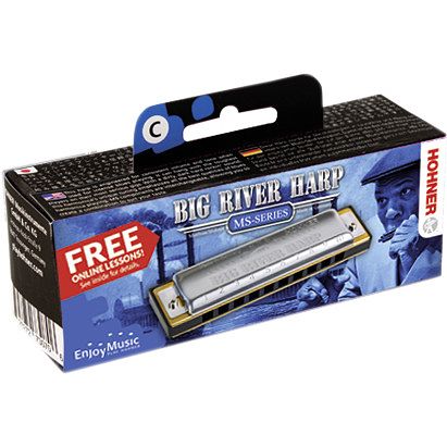 Foto van Hohner big river harp ms g mondharmonica