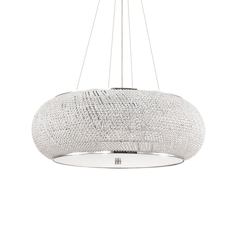 Foto van Ideal lux - pasha's - hanglamp - metaal - e14 - chroom