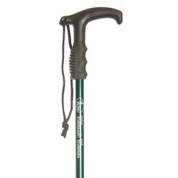 Foto van Classic canes trekkingstok - groen - aluminium - verstelbaar - lengte 80 - 156 cm