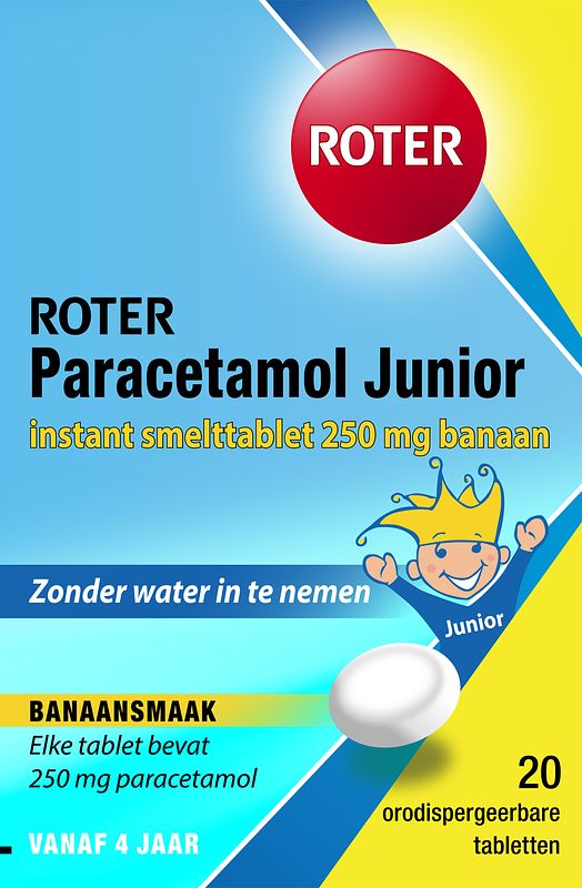 Foto van Roter paracetamol junior smelt tabletten