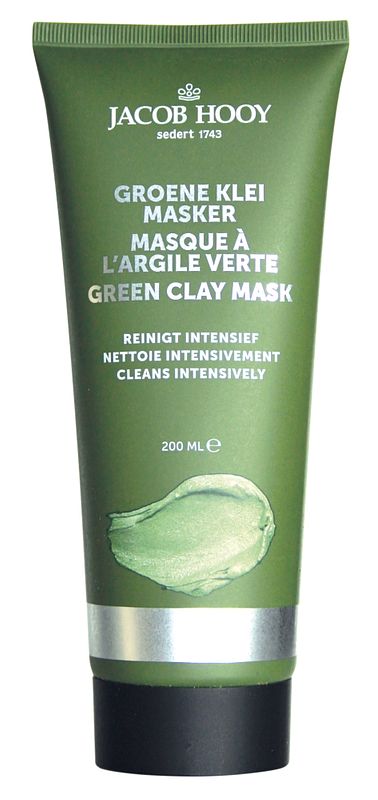 Foto van Jacob hooy groene klei masker