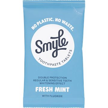 Foto van Smyle toothpaste tablets navulling met fluoride