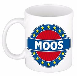 Foto van Moos naam koffie mok / beker 300 ml - namen mokken