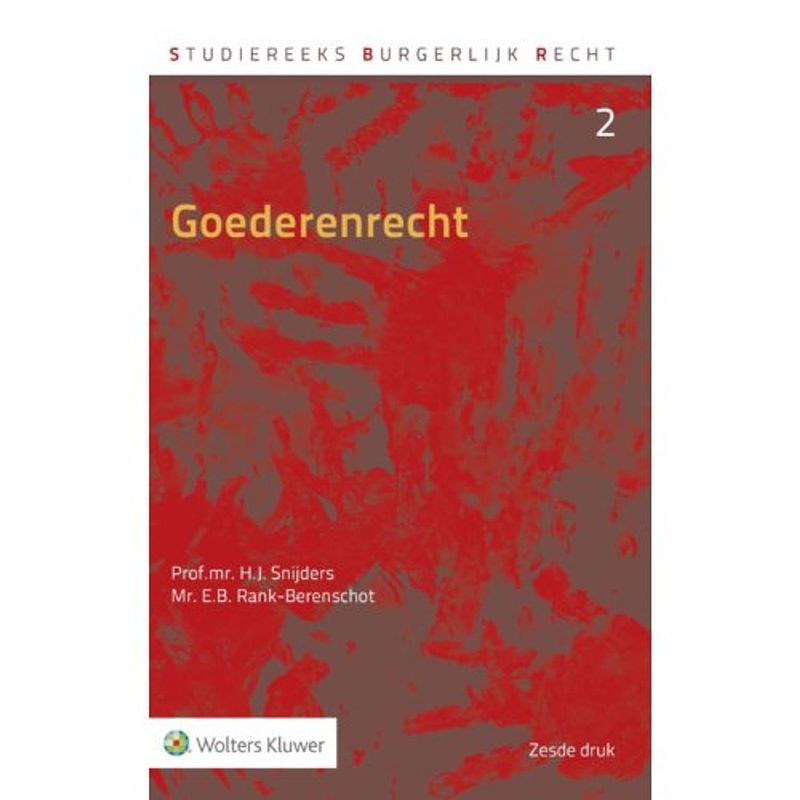 Foto van Goederenrecht - studiereeks burgerlijk recht