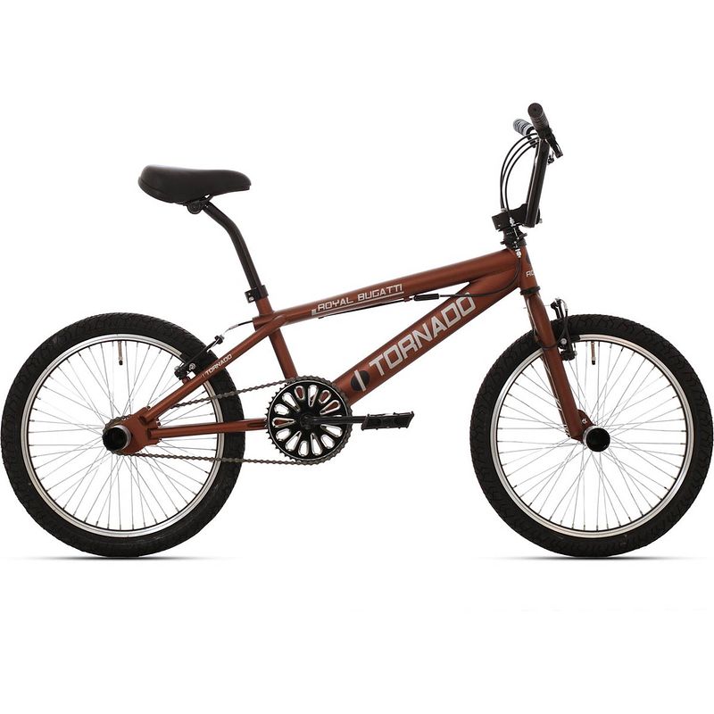 Foto van Tornado 20 inch freestyle fiets sparkling brown matt