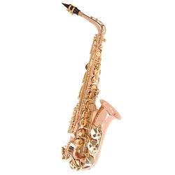 Foto van Odyssey wind instruments oas700 premiere rose/gold eb altsaxofoon met koffer