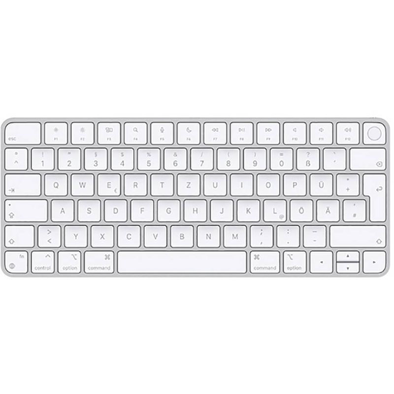 Foto van Apple magic keyboard mit touch id toetsenbord bluetooth wit oplaadbaar