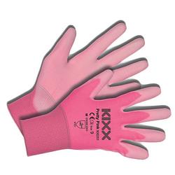 Foto van Kixx - tuinhandschoen pretty pink maat l ofwel 9