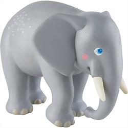 Foto van Little friends poppenhuispop olifant junior pvc 15 cm grijs