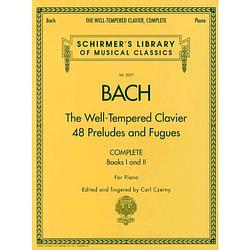 Foto van G. schirmer - j.s. bach: the well-tempered clavier - complete