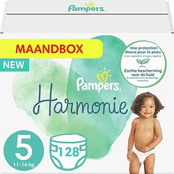 Foto van Pampers - harmonie pure - maat 5 - maandbox - 128 luiers