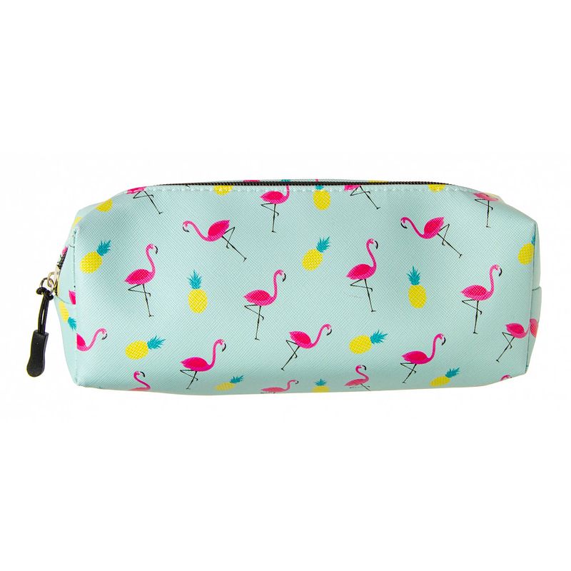 Foto van Lg-imports etui flamingo 19 cm groen