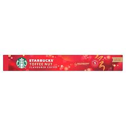 Foto van Starbucks toffee nut flavoured coffee limited edition 10 stuks 51g bij jumbo