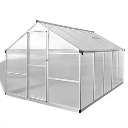 Foto van The living store tuinkas aluminium 7.55 m² - 302x250x195 cm - uv-bestendig