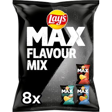 Foto van Lay'ss max multipack ribbel chips 320gr bij jumbo