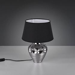 Foto van Light & design - tafellamp - modern - keramiek - zilver - voor binnen - woonkamer - eetkamer - slaapkamer - hal