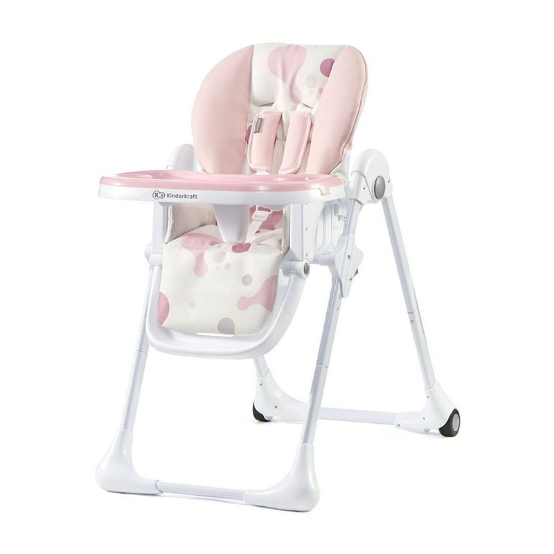 Foto van Kinderkraft - kinderstoel - kinderzetel - yummy - 55 x 105 cm (b x l) - 9.5kg - roze - makkelijk inklapbaar