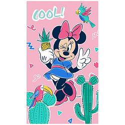 Foto van Disney minnie mouse strandlaken cool - 70 x 120 cm - roze