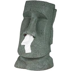 Foto van Rotary hero moai tissue box houder
