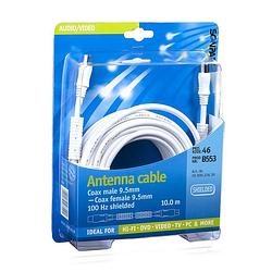 Foto van Scanpart coax kabel (m)-(f) recht 10m