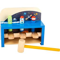 Foto van Small foot hamerbank space hout junior 18 cm 5-delig